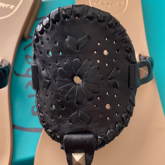 NEW Jack Rogers black sandals size 7 - Picture 3 of 4